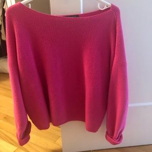 Pink French connection sweater